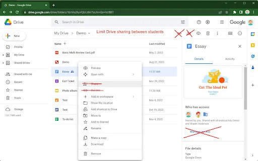 xFanatical Safe Doc: Gestión Segura de Google Workspace Escolar - Screenshot 5