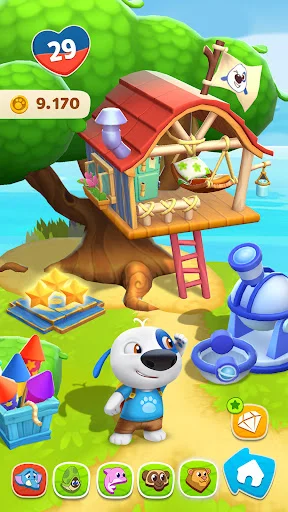 Descargar My Talking Hank: Islands – Aventura y Mascotas Gratis - Screenshot 10