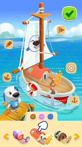 Descargar My Talking Hank: Islands – Aventura y Mascotas Gratis - Screenshot 6