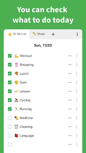 Daily Checklist – Administra tus tareas y aumenta tu productividad - Screenshot 2