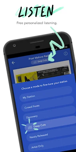 Descargar Pandora Music & Podcasts – Escucha Radio Personalizada - Screenshot 1