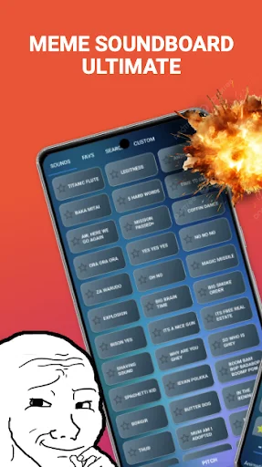 Descarga MEME Soundboard 2026 Ultimate – Mejores Efectos Gratis - Screenshot 1