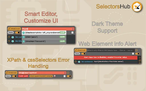 SelectorsHub: Generador de Selectores y XPath para Playwright - Screenshot 4