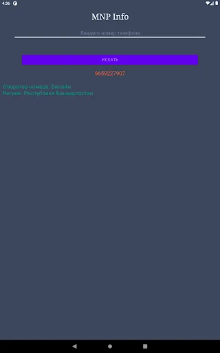 Descargar Оператор по телефонному номеру: Identificador de Números - Screenshot 11