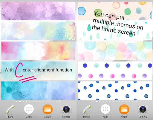 Descargar Sticky Memo Watercolor 2 – Notas Adhesivas Gratis - Screenshot 11