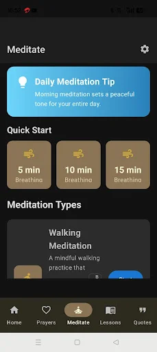 Descarga Buddha Vandana: Guía Budista, Meditación y Oraciones - Screenshot 8
