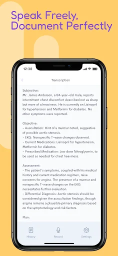 Assistant Dr. – Medical Scribe: Notas SOAP con IA | Descarga - Screenshot 4