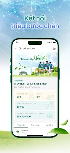Descargar BIDV Run Plus APK – App de Fitness y Caridad - Screenshot 21
