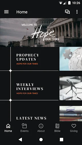Hope for our Times: Enseñanzas Bíblicas y Profecía en Español - Screenshot 1