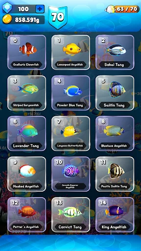 Merge Fish Evolution: Descarga Gratis el Juego de Peces Relajante - Screenshot 2