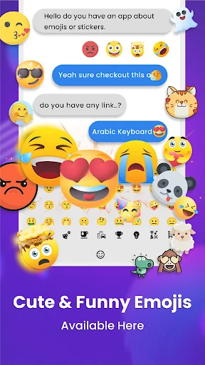 Descargar Arabic AI Keyboard: Teclado Inteligente con IA y Emojis - Screenshot 8