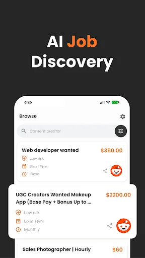 TaskFavour: Encuentra Empleo con IA – Alertas de Trabajo Instantáneas - Screenshot 2
