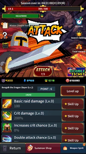 Retro Hero Mr Kim: Idle RPG – Descarga el juego retro adictivo - Screenshot 12