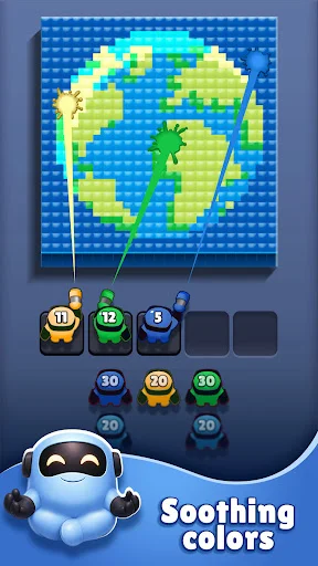 Descarga Pixel Pop! – Crea arte pixelado con disparos de color - Screenshot 4