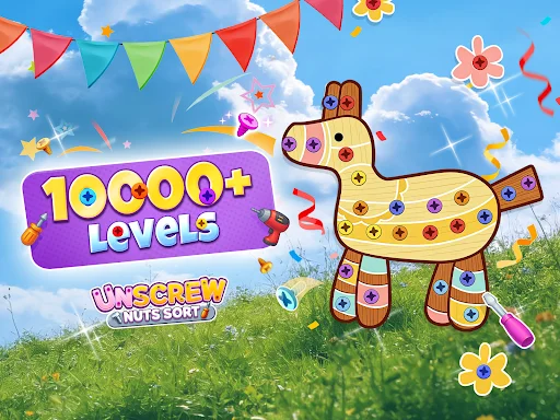 Descarga Unscrew Nuts Sort: Pin Puzzle – El Mejor Juego de Ingenio - Screenshot 15
