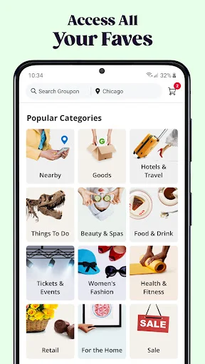 Descarga Groupon: Cupones y Ofertas Increíbles con Descuentos - Screenshot 3