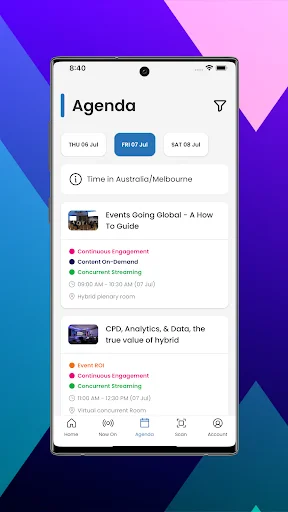 Descargar evexus: Tu compañero esencial para eventos en vivo - Screenshot 2