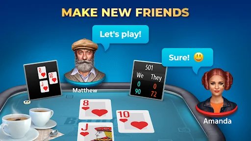 Descarga Belote & Coinche by Pokerist: El Mejor Juego de Cartas - Screenshot 14