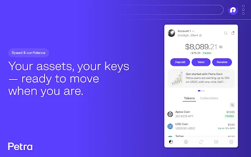 Descargar Petra Aptos Wallet: Tu Billetera Web3 Rápida y Segura - Screenshot 2