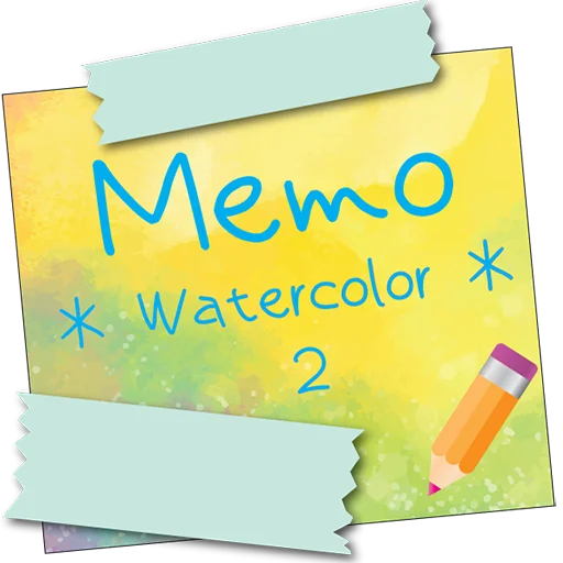 Descargar Sticky Memo Watercolor 2 – Notas Adhesivas Gratis