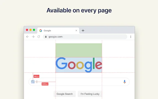 Measuremate: Regla de Píxeles y Inspector CSS para Web - Screenshot 2