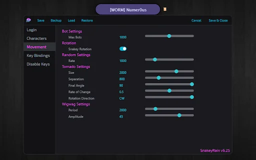 SnakeyRain: Domina el caos en Slither.io con bots y mods - Screenshot 3