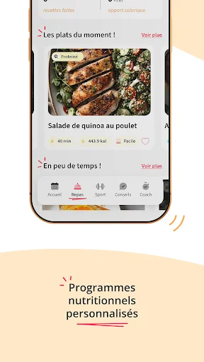 Descarga Kunto: Nutrition Sport Adapté – Tu Entrenador Fitness Ideal - Screenshot 4
