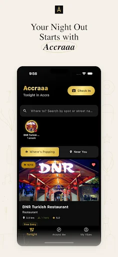 Descargar Accraaa – Mapa de Vida Nocturna y Restaurantes en Ghana - Screenshot 1