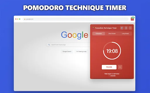 Pomodoro Technique Timer: Mejora tu Productividad y Enfoque - Screenshot 1