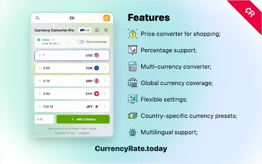 Currency Converter PRO: Convierte divisas en tiempo real al instante - Screenshot 1