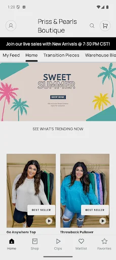 Descarga Priss & Pearls Boutique: Moda Exclusiva y Estilo - Screenshot 1