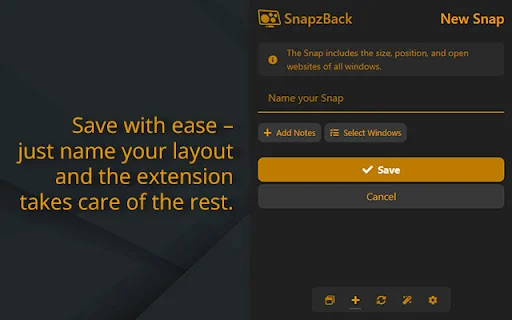 SnapzBack: Gestiona tus ventanas y pestañas de Chrome | Descarga - Screenshot 2