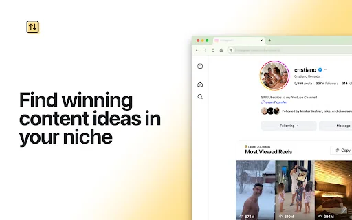 Sort Feed: Ordena y descarga Reels y TikToks – Análisis Pro - Screenshot 2