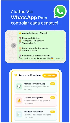 Descargar Fing: Finanças Pessoais – Controla tus Gastos Gratis - Screenshot 3