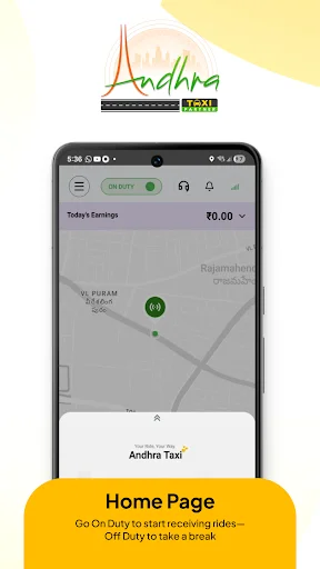 Descarga Andhra Taxi Partner – Conduce tu auto y gana dinero hoy - Screenshot 3