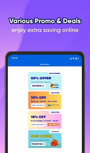 BusOnlineTicket: Reserva tus viajes en bus, ferry y tren fácil - Screenshot 9