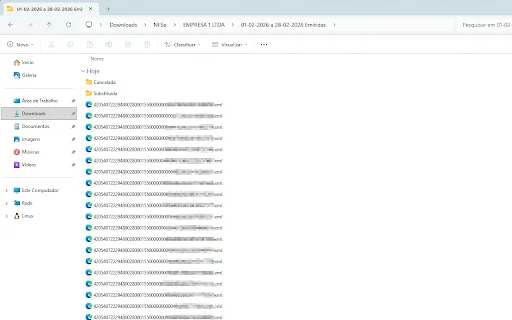 Descargar NFSe: Facturas Electrónicas XML y PDF – Extensión - Screenshot 5