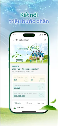 Descargar BIDV Run Plus APK – App de Fitness y Caridad - Screenshot 5