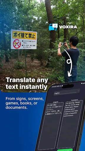 Descargar Voxira Gratis – Traductor de Voz Instantáneo - Screenshot 1