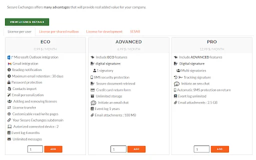 Secure Exchanges for Gmail: Envía correos cifrados de forma segura - Screenshot 3