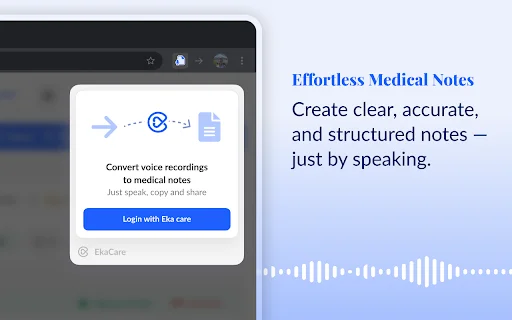 EkaScribe: El Asistente IA para Notas Médicas y Consultas - Screenshot 1