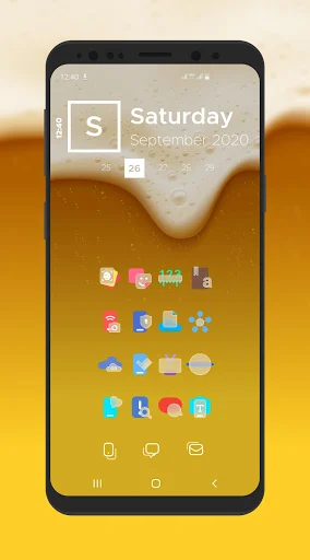 Descarga Bluric APK: Iconos Estilo Frozen Glass – Personalización - Screenshot 3