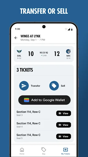 Descargar Minnesota Lynx App: Entradas y Noticias de Baloncesto - Screenshot 6