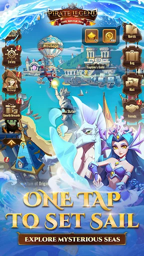 Pirate Legend: Idle AFK – Descarga el RPG de Piratas Gratis - Screenshot 1