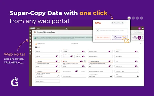 Gaya.ai: Automatiza la entrada de datos en seguros y ahorra tiempo - Screenshot 1