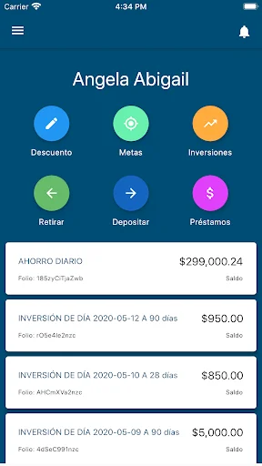 Caja de ahorro – GESerfim: Gestión Financiera Eficiente y Segura - Screenshot 1