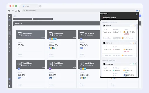 Descargar Fordefi: Wallet Institucional DeFi | Extensión Segura - Screenshot 1
