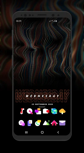 Descarga Bluric APK: Iconos Estilo Frozen Glass – Personalización - Screenshot 1
