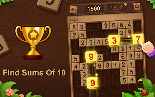 Descarga Number Match 10: Garden Puzzle – El Mejor Juego de Lógica - Screenshot 22