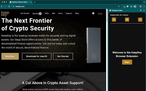 KeepKey Client: Gestiona tus criptoactivos de forma segura - Screenshot 2
